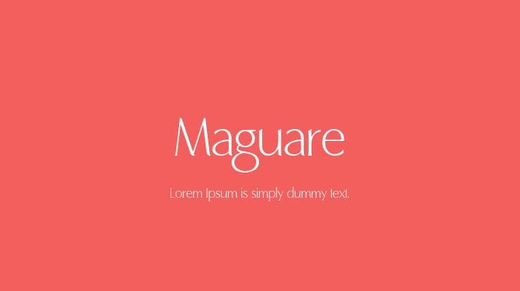 Maguare Font