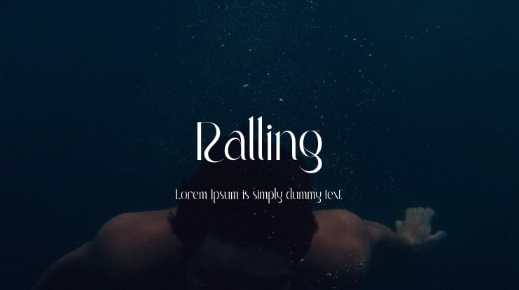 Ralling Font