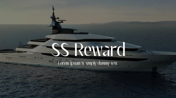 SS Reward Font