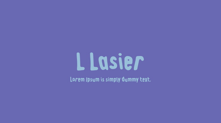 L Lasier Font