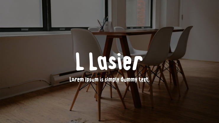 L Lasier Font