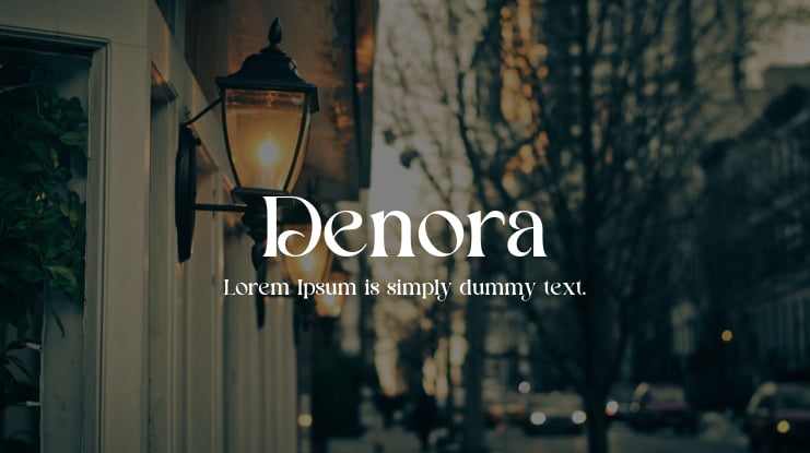 Denora Font