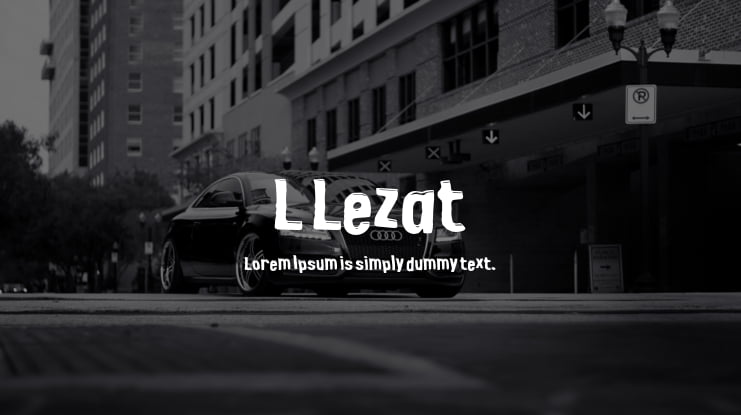 L Lezat Font