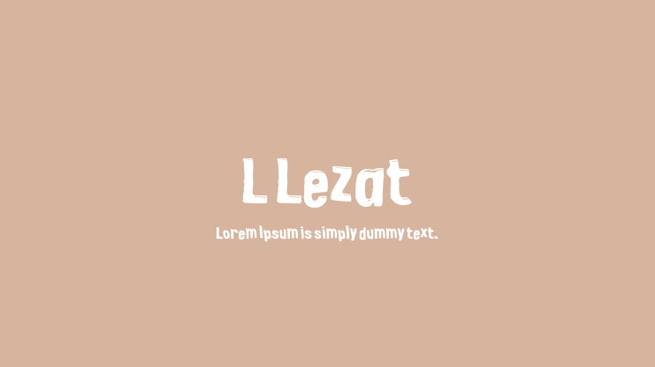 L Lezat Font