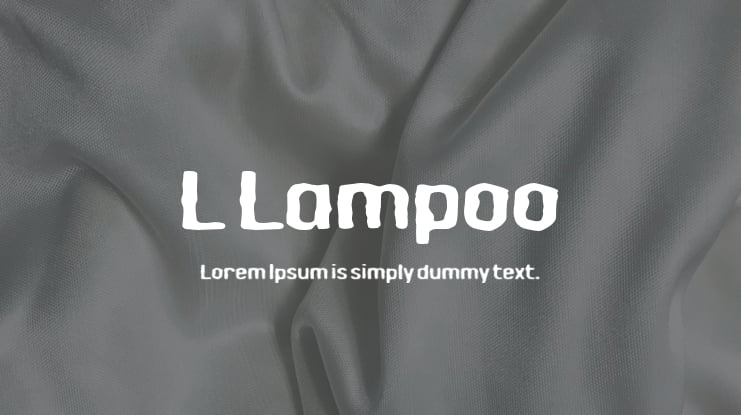 L Lampoo Font