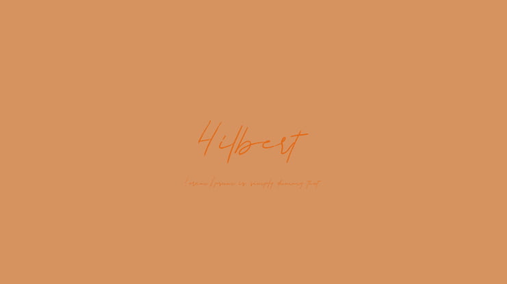 Hilbert Font