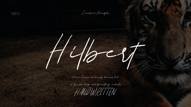 Hilbert Font