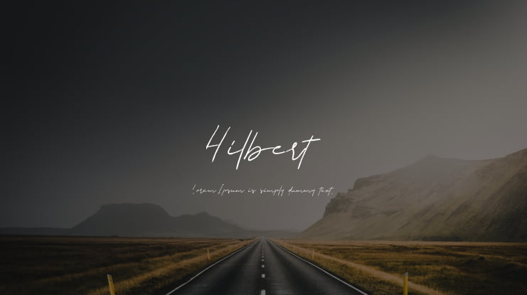 Hilbert Font