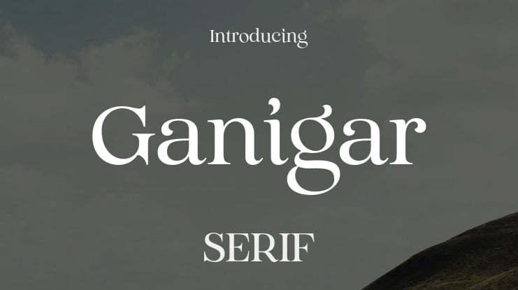 Ganigar Font