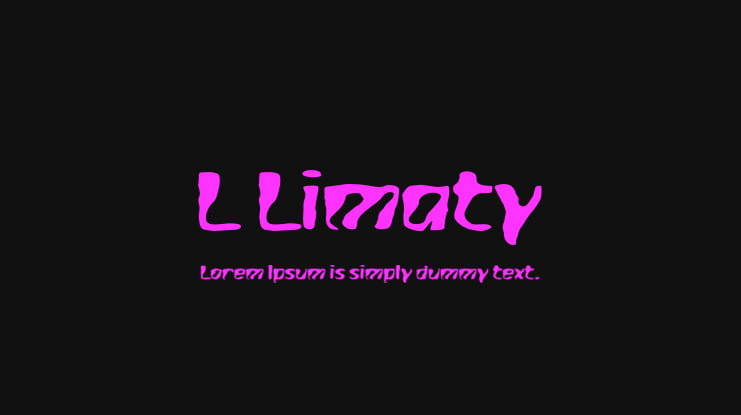 L Limaty Font