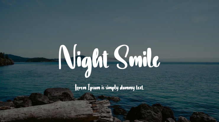 Night Smile Font