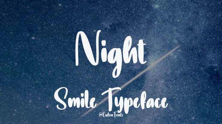 Night Smile Font