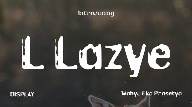 L Lazye Font