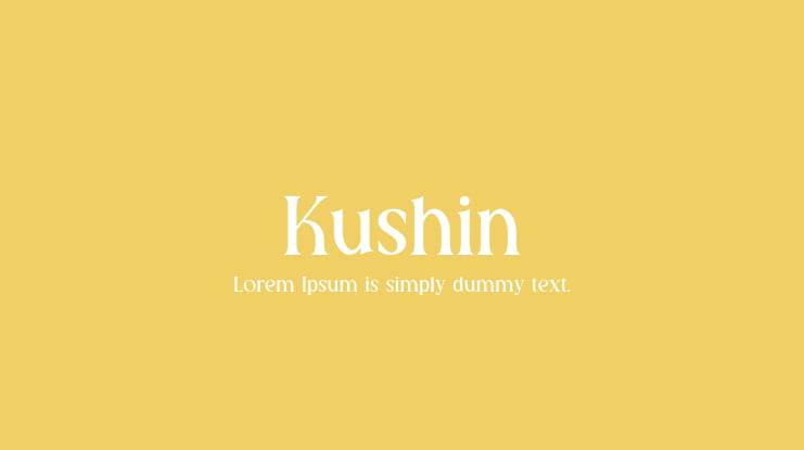 Kushin Font