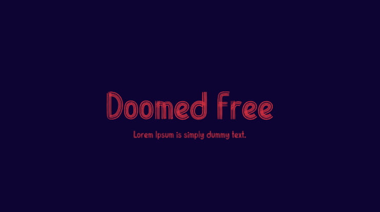 Doomed Free Font