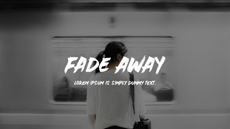 Fade Away Font