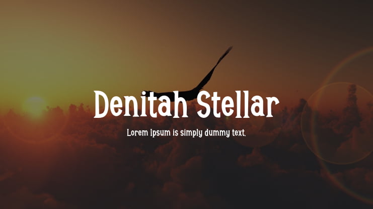 Denitah Stellar Font