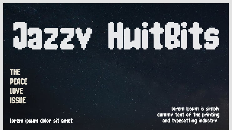 Jazzy_HuitBits Font