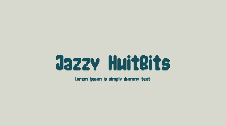 Jazzy_HuitBits Font