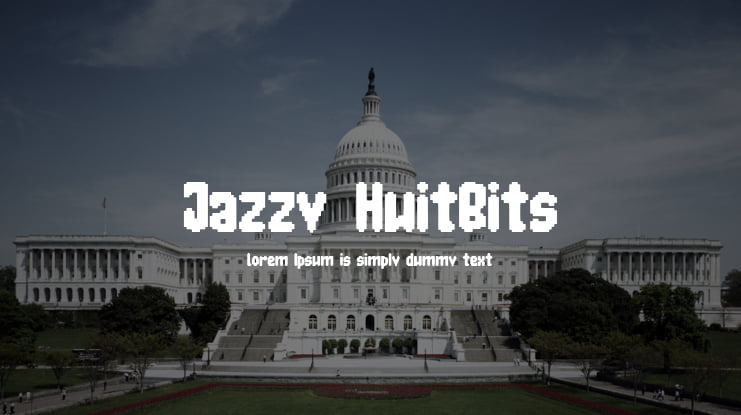 Jazzy_HuitBits Font