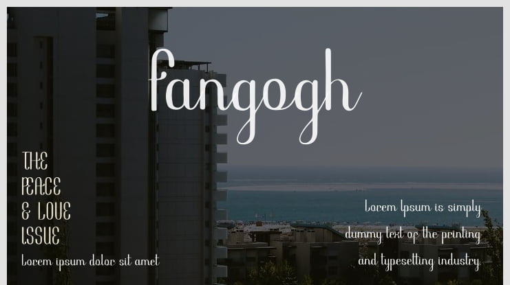 Fangogh Font