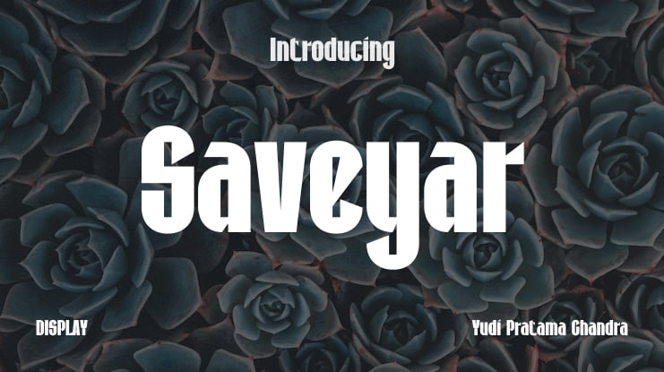 Saveyar Font