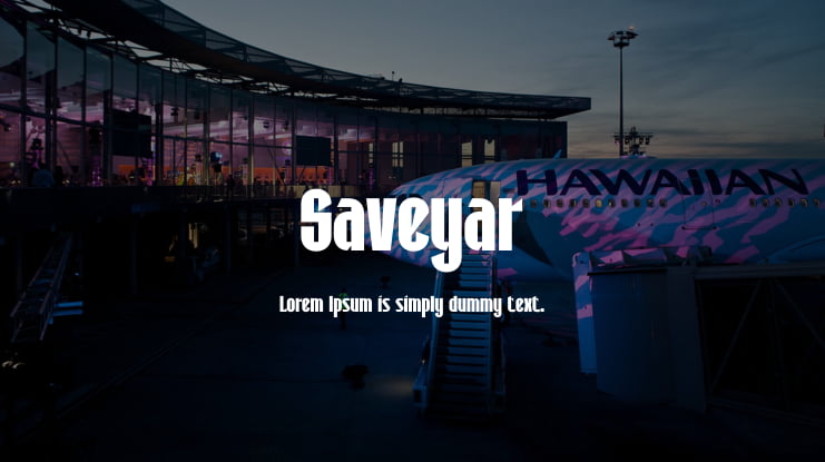 Saveyar Font