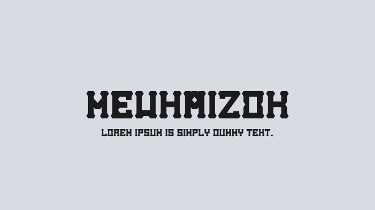 Mevhaizok Font