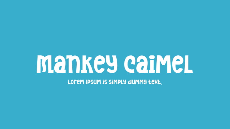 Mankey Caimel Font