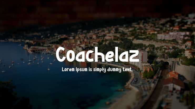 Coachelaz Font