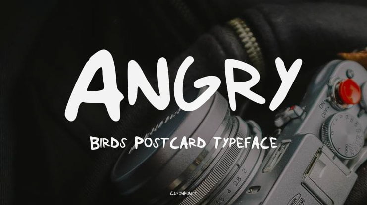 Angry Birds Postcard Font