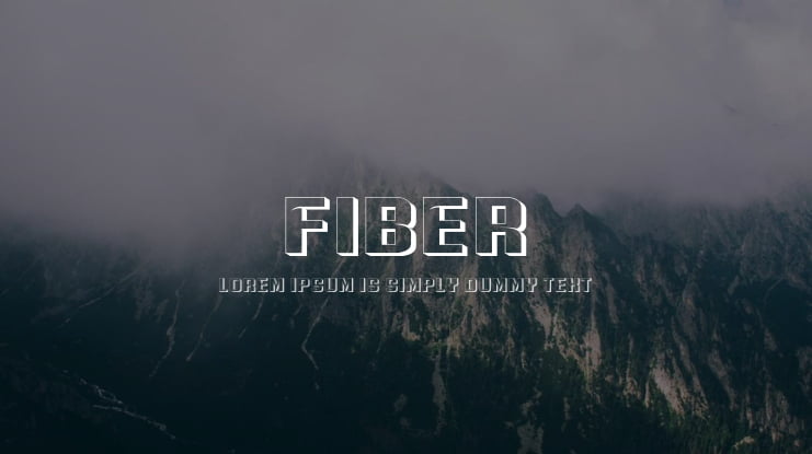 Fiber Font