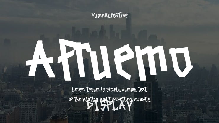 Afruemo Font