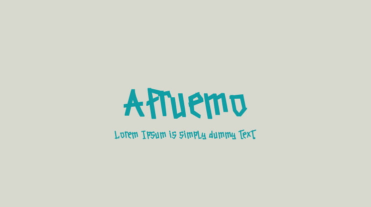 Afruemo Font