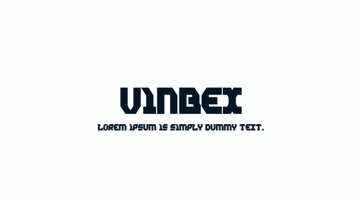 Vinbex Font