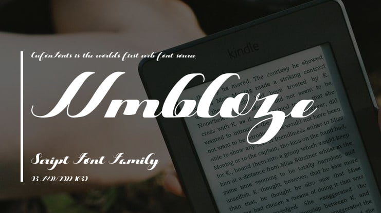 Umbloze Script Font