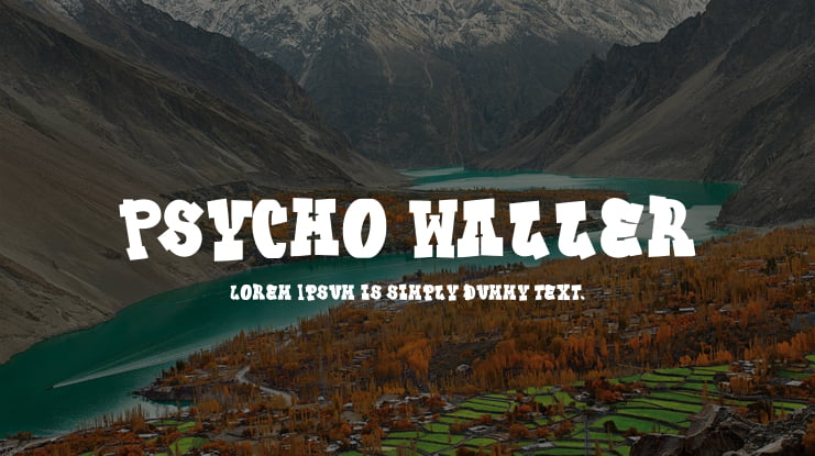 Psycho Waller Font