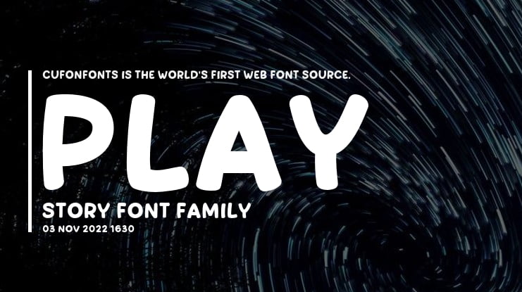 Play Story Font