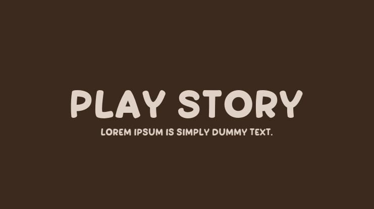 Play Story Font