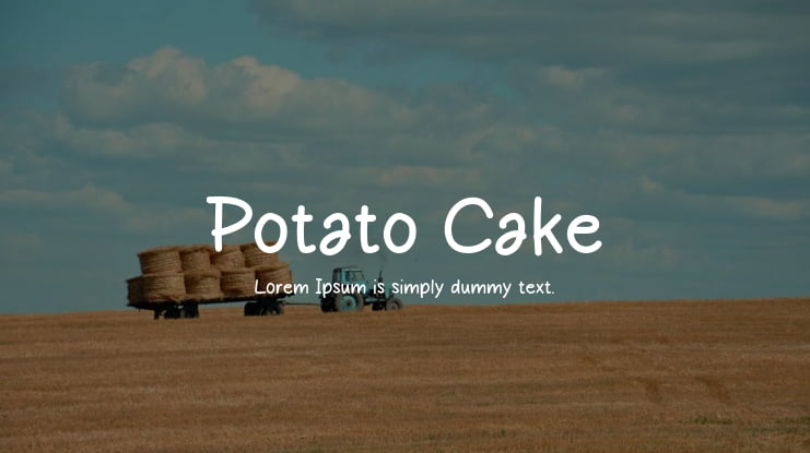 Potato Cake Font