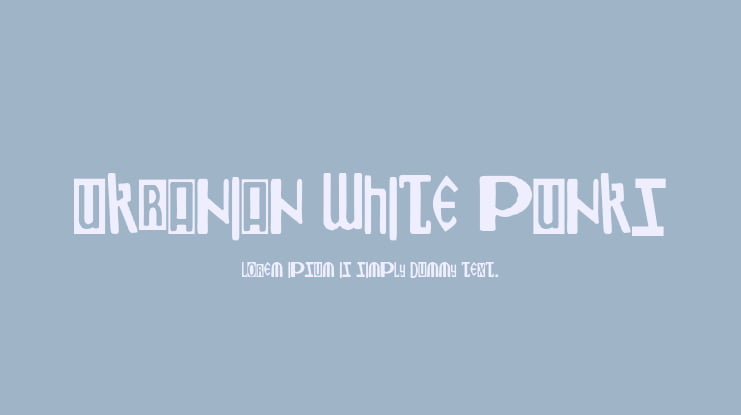 Ukranian White Punks Font