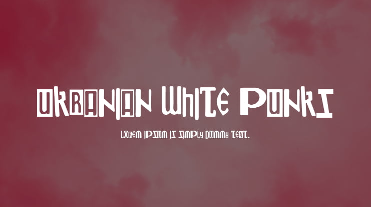 Ukranian White Punks Font