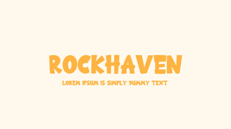 Rockhaven Font