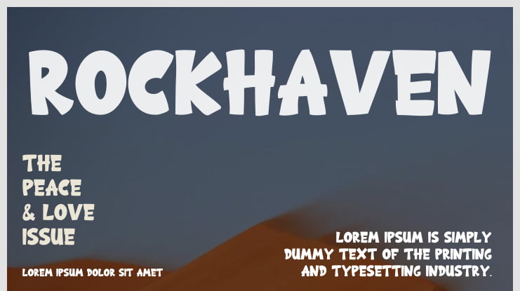 Rockhaven Font