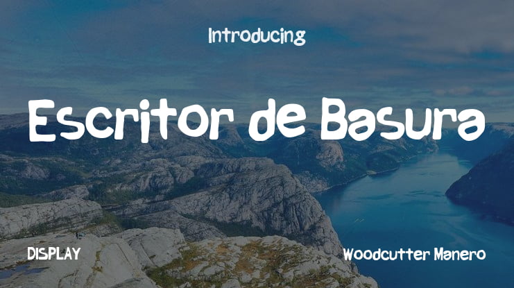 Escritor de Basura Font