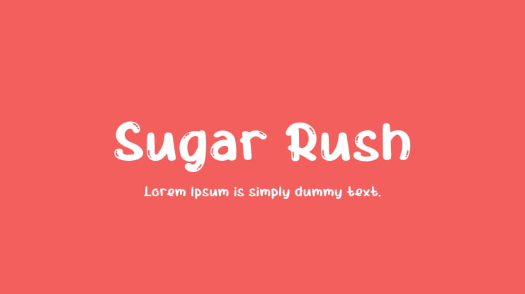 Sugar Rush Font