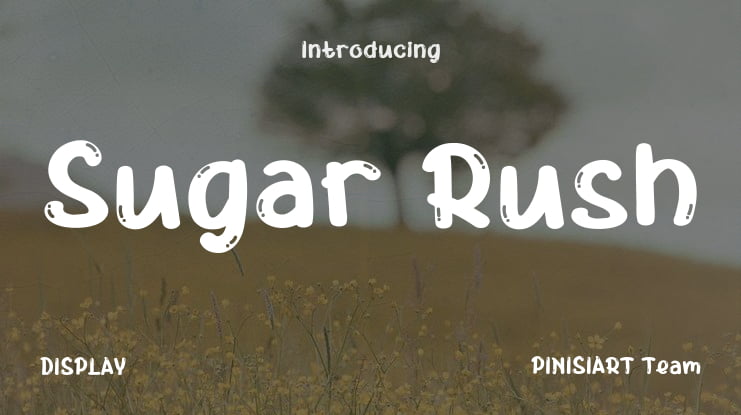 Sugar Rush Font