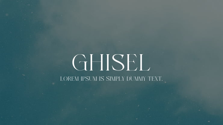 GHISEL Font