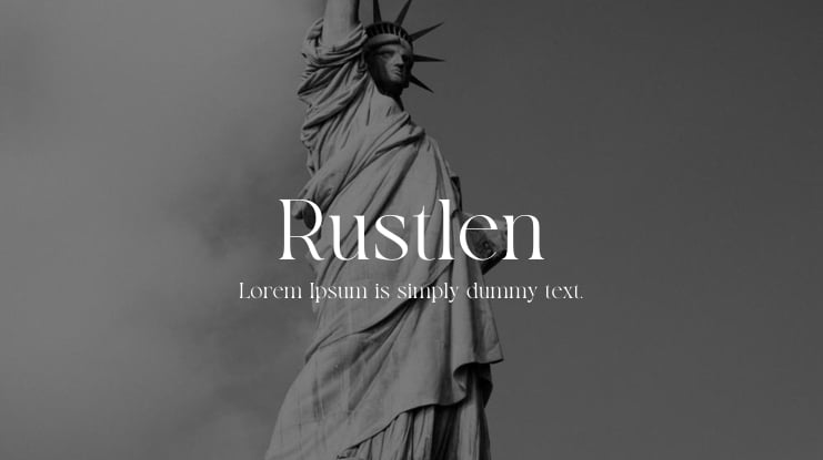 Rustlen Font