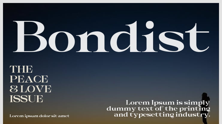 Bondist Font